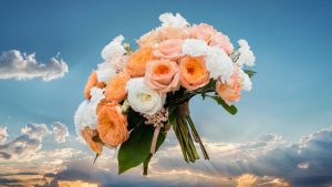 Daisy Bell Bicycle Built for Two AI music video scene with flower bouquet