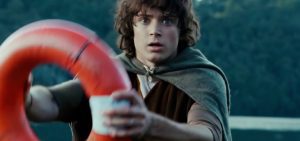 Lord of the Rings ruined by AI Frodo throwing a life ring LOTR parody