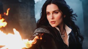 The Witcher 3 AI movie Yennefer attacks with spell